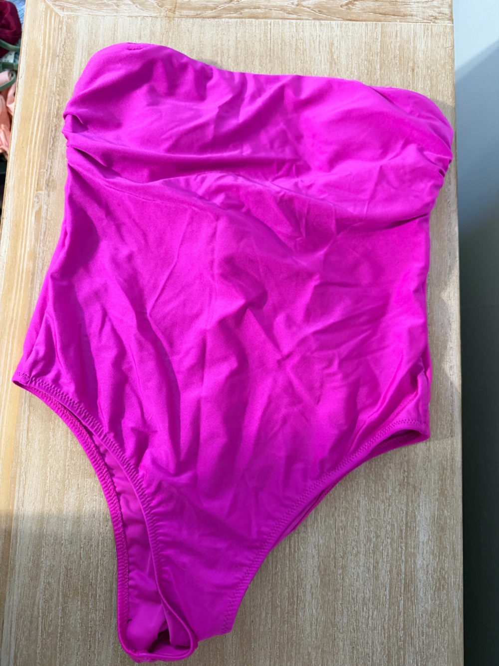 Love & Sports Bright Magenta One-Piece Swimsuit